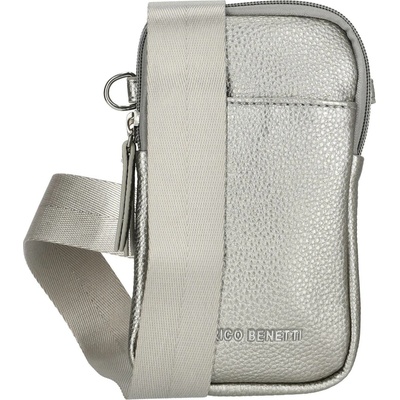 Enrico Benetti 66793 crossbody taška na doklady dark silver