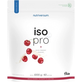 Nutriversum Iso Pro Pure Whey | Isolate with N-Zyme System [1000 грама] Вишна с Йогурт