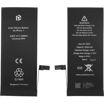 Image 1 of Prio Батерия за Apple iPhone 7, 1960 mAh, включена монтажна лента (13093)