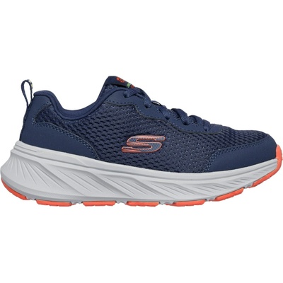 Skechers detská voľnočasová obuv EDGERIDE J tmavo modrá sivá oranžová