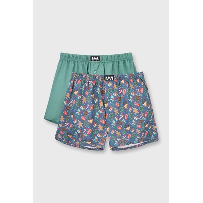 MEN-A 2PACK памучни шорти Sweet Christmas (2pCHRIS_05_box)