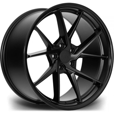 Riviera RF1 9,5x19 5x112 ET45 matt gloss black black lip