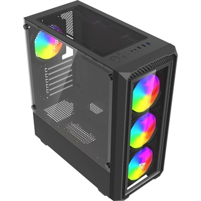 Savio Noctis Glass RGB Black