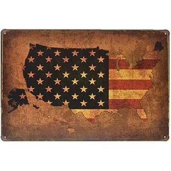 Ceduľa USA vlajka