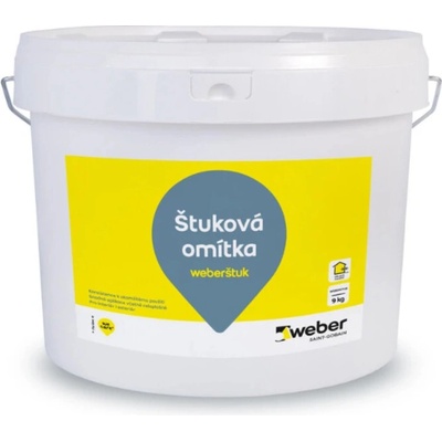 Weber štuková omítka balení 9 kg 1 ks