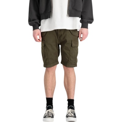 Alpha Industries Airman Short pánske šortky dark olive zelená
