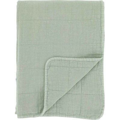 Chic Antique Zelený prehoz s opraným vzhľadom Aix Vintage Quilt verte 130 x 180 cm