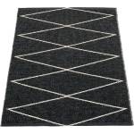 Pappelina Черен килим за открито и закрито 70x100 cm Max Black - Pappelina (MXX710)