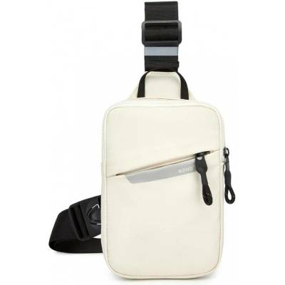 Lehká Crossbody sling taška Kono béžová