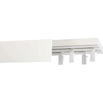 Rolmeister Stropní kolejnička s krytem 5 cm Bílá Stropní dvojitá 300 cm