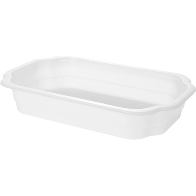 DUNI Tácka taway bio biela 1-dielna 250 × 159x43 mm