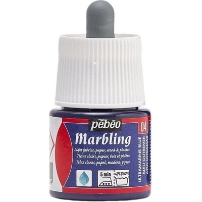 Pébéo 130-004 Мраморна боя Ultramarine Blue 45 ml 1 бр (130-004)