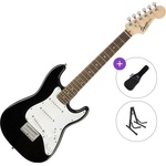 Squier Mini Stratocaster V2 IL Basic SET Black Електрическа китара