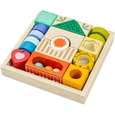 Classic World Дървени цветни блокчета за сензитивност