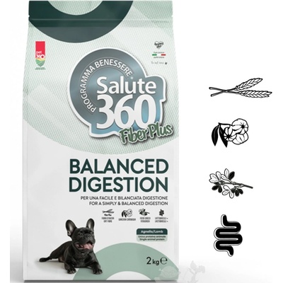 Salute Fiber+ Balanced Digestion Adult Lamb 2 kg