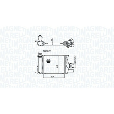 Chladič plniaceho vzduchu MAGNETI MARELLI 351319205390