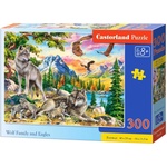 Castorland - Puzzle Wolf Family and Eagles - 300 piese