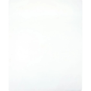 Image 1 of vidaXL Чаршаф с ластик, бял, 160x200 см, памук (136246)