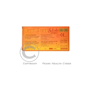 RapiClear 5 x LH strips jednokrokový ovulačný test 5 ks