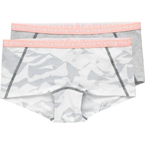 Kari Traa Дамско ежедневно термо бельо Kari Traa Women's Tina Hipster 2-Pack Everyday base layer - White (114-2283-3013)