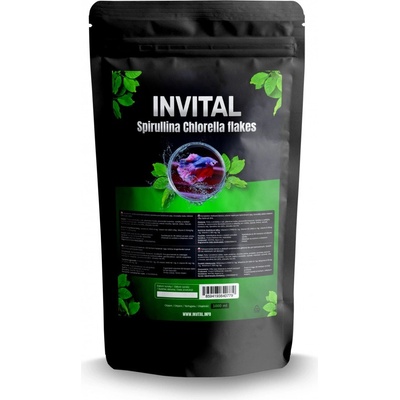 Invital Spirullina Chlorella flakes 1 l