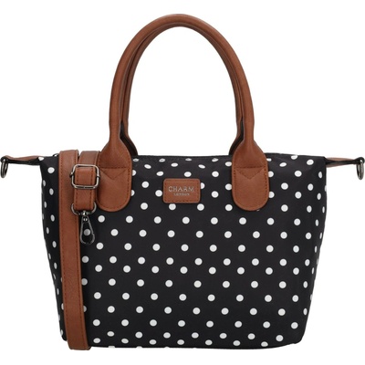 Charm London Buckingham 77931 White dot on black 7L