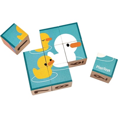 Plan Toys Obrázkové kostky