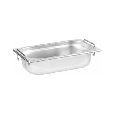 Gastronádoba GN 1/4 s uchami plná 65 mm, nerezová 100019304