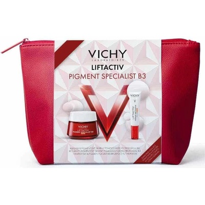 Vichy Liftactiv B3 Pigment Specialist XMAS 2025 set denní krém 50 ml + oční krém SPF 50+ 15 ml dárková sada