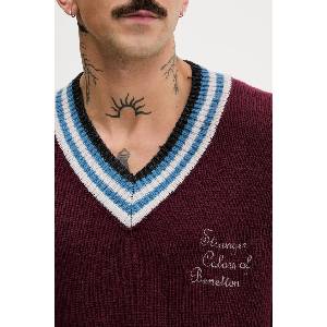 Benetton Пуловер с вълна x Stranger Things (1XDGK401F)