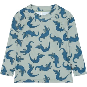Mikk-Line Детска плажна тениска от ликра Mikk-Line Kid's Swim Shirt UV AOP 1039 Lycra - Croco AOP - размер 134/140 (EU) (750-2752-0216)
