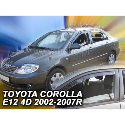 Deflektory Toyota Corolla, 4/2002-2006 predné