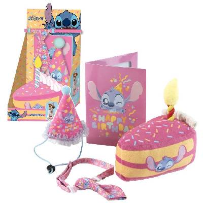 Комплект за домашен любимец Cerda Disney: Lilo & Stitch - Birthday Stitch (2800001990)
