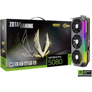 ZOTAC GeForce RTX 5080 AMP Extreme INFINITY 16GB GDDR7 256bit (ZT-B50800B-10P) Видео карти