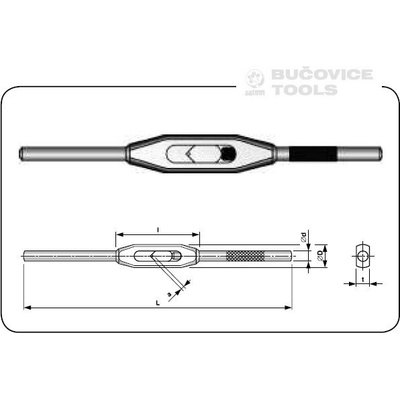 Vratidlo na závitníky Bučovice - č.4 400mm