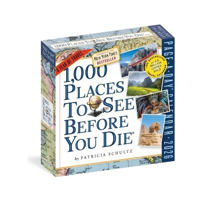 WORKMAN Cal 26 1000 places to see before you die | box