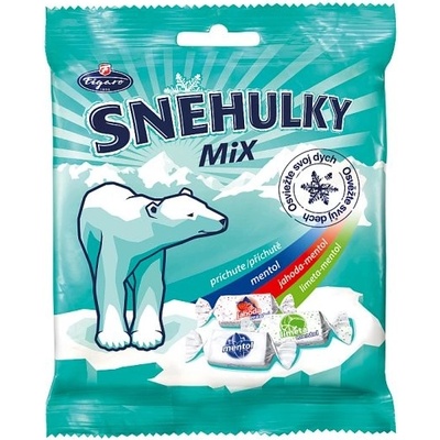Figaro Snehulky Mix zmes mentolových karamelov 150 g