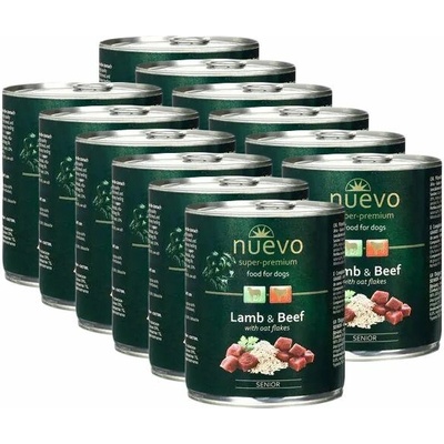 Nuevo Dog Senior Lamb & Beef 12 x 800 g