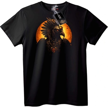NOONEBRAND Тениска митичен птичи бог - XS, Black