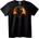 NOONEBRAND Тениска митичен птичи бог - XS, Black