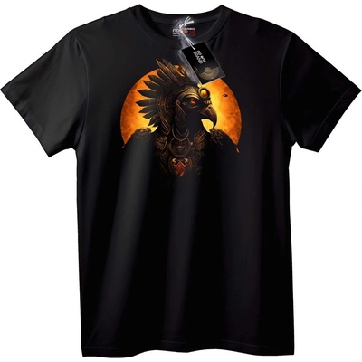NOONEBRAND Тениска митичен птичи бог - XS, Black