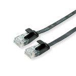 Valueline Patch кабел UTP CAT6a с плосък дизайн, 3 м, черен 21.99. 0823-40 (21.99.0823-40)