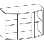 Bogdan Furniture Europe Горен витринен шкаф Alina 80BB-E20, елша