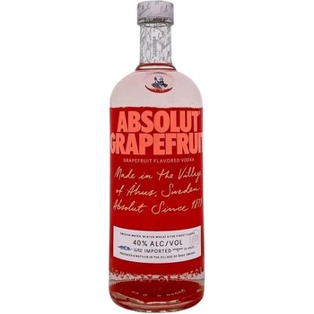 Absolut Grapefruit 40% 1 l (holá láhev)