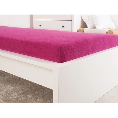 B.E.S. Petrovice Prostěradlo Froté IDEAL 180x200 Fuchsiové