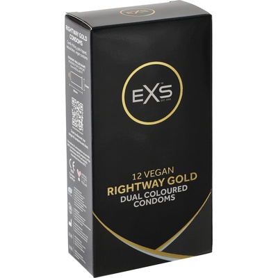 EXS Condoms Rightway Gold 12 pack