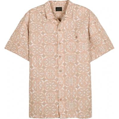 Oxbow Мъжка риза с копчета Oxbow Darts Short Sleeves Shirt - Tan - размер M (033-3022-0212)