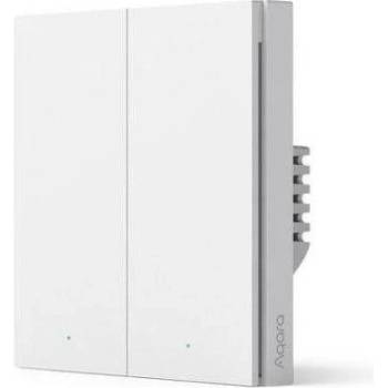 Aqara Smart Wall Switch H1 EU (With Neutral) - Двоен смарт ключ