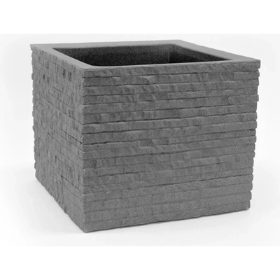 LIENBACHER LIENBACHER květináč TEGULA 27 x 27 cm šedý