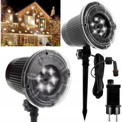 ISO 9579 LED Projektor venkovní sněhové vločky